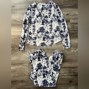 Woman’s tie dye pajama set